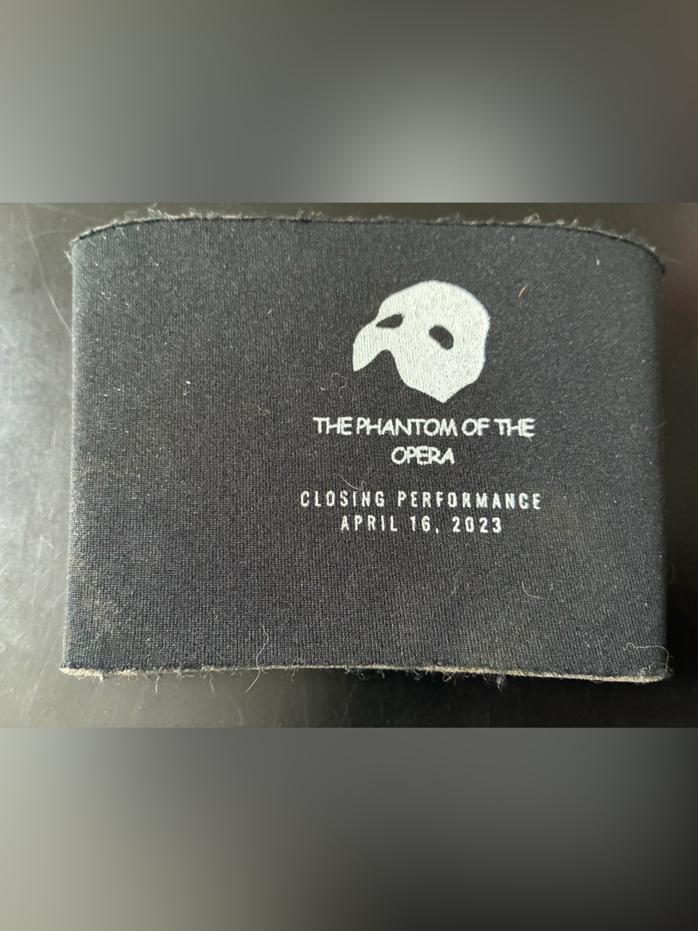 PHANTOM OF THE OPERA Closing Night Broadway Can Koozie 4/16/23 - Rare Cast Gift